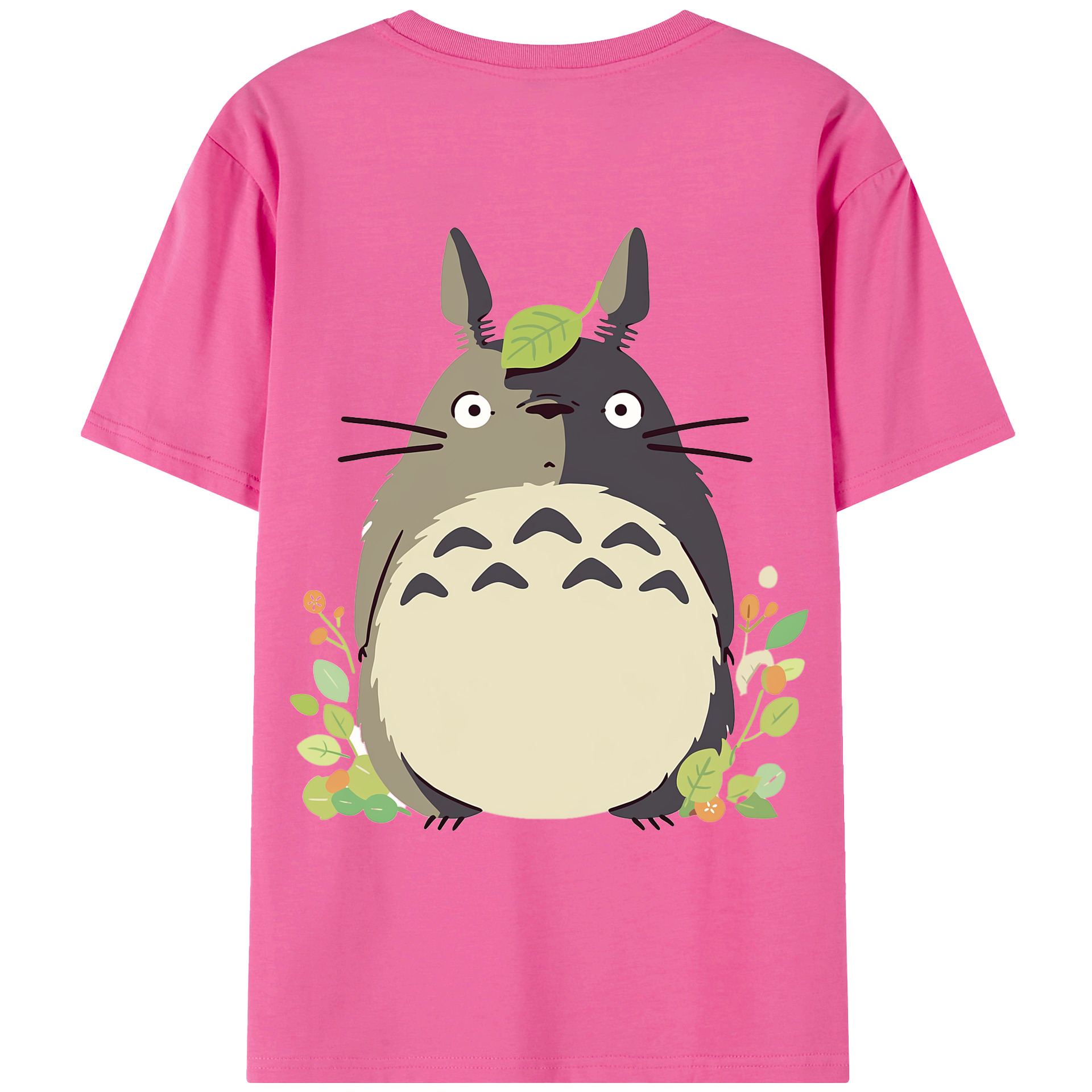 （画像用） となりのトトロ 草壁メイ 草壁サツキ My Neighbor Totoro Satsuki Kusakabe Mei Kusakabe レディース半袖Tシャツ(バックプリント)